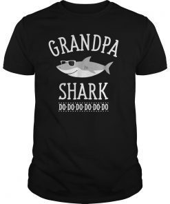 Mens Grandpa Shark T-Shirt