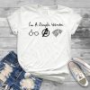 Mens Im A Simple Woman Who Love Harry Potter Avengers and Game Of Thrones T-Shirt