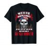 Mens Never Underestimate Old Man Who Was Born In December Tshirt
