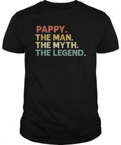 Mens Pappy The Man The Myth The Legend T-Shirt