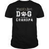 Mens World's Best Dog Grandpa T-Shirt