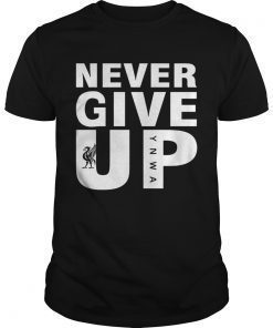 Mohamed Salah Never give up FC Liverpool shirt