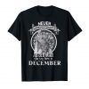 Never Underestimate An Old Man Who Was Born In December Shirts