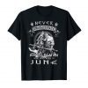 Never Underestimate An Old Man Who Was Born In June T-Shirt
