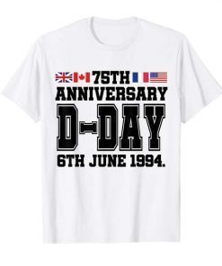 Normandy D-Day Shirt Anniversary Shirts 75th 1944 2019 Gifts