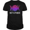 Not A Phase Bisexual Flag Shirt LGBT Bi Gay Pride Moon Gifts T-Shirt
