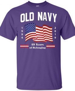 Old Navy Purple Flag 2019 Fourth of July T-Shirt