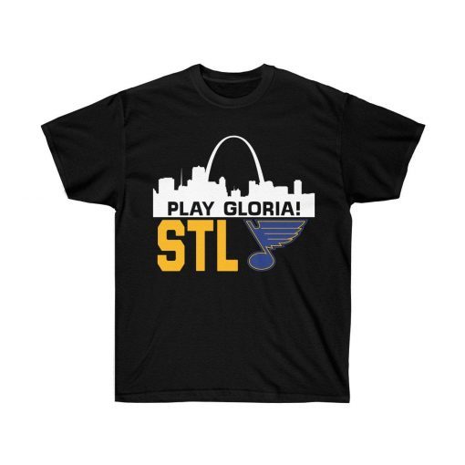 Play Gloria STL BLUES T shirt Unisex Ultra Cotton Tee