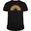 Rainbow Shirt Vintage Retro 80's Style Gay Pride Gift Tee T-Shirts
