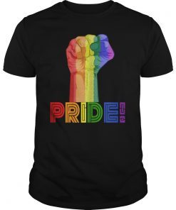Rainbow resist fist Graphics pride LGBT tees for pride month
