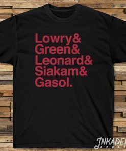 Raptors Starting Lineup Fan T-Shirt Toronto Basketball Champs Champions Canada Kawhi Leonard Bball Unisex Ultra Cotton Tee Shirt