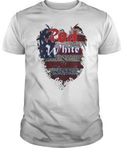 Red, White and Blessed 4th of July Shirt for Christian tee