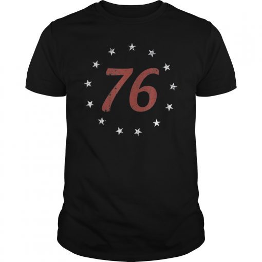 Retro 4th of July Independence Day The Spirit 76 T-Shirts