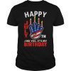 Retro Happy 4th July And Yes It's My Birthday T-Shirt