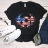Soccer American Flag Unisex T-Shirt ,Soccer Flag Shirt , Soccer T Shirt , Soccer Gift Idea , USA Flag Soccer Tee , American Flag Soccer Tee