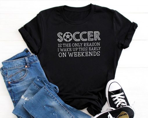 Soccer on the Weekeds USA Soccer Girls T-Shirt