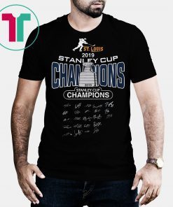 St Louis Champions 2019 Signature Shirt