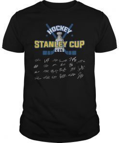 St Louis Gloria Blues Champions 2019 Signature Shirt