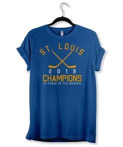 St Louis Hockey Champions champs 2019 Shirt 52 Years in the Making