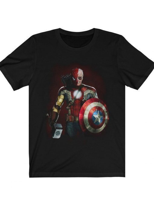 Stan Lee Marvel All Avengers Heroes In One T-Shirt Stan Lee Marvel End Game Shirt