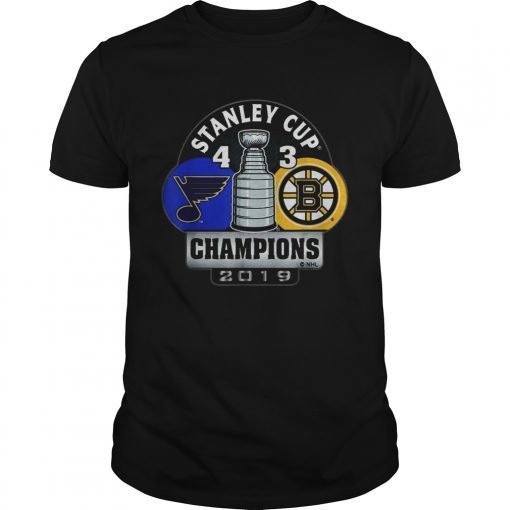 Stanley Cup Champions St Louis Blues 4 3 Boston Bruins T-Shirt