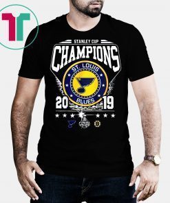 Stanley St Louis Cup Blues Champions 2019 T-Shirt For Fan Gift