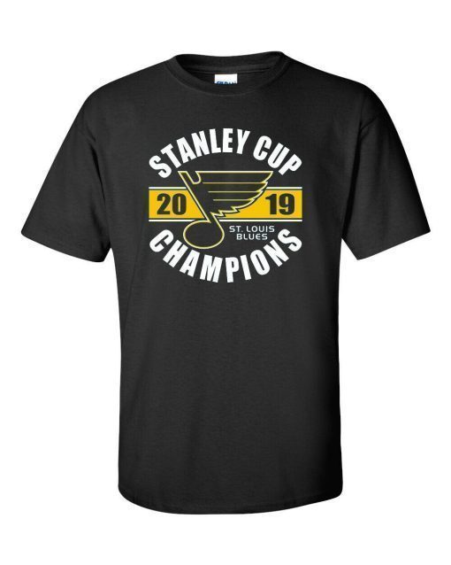 Stl Blues Stanley Champion CUP Short Sleeve Unisex Tee Shirts