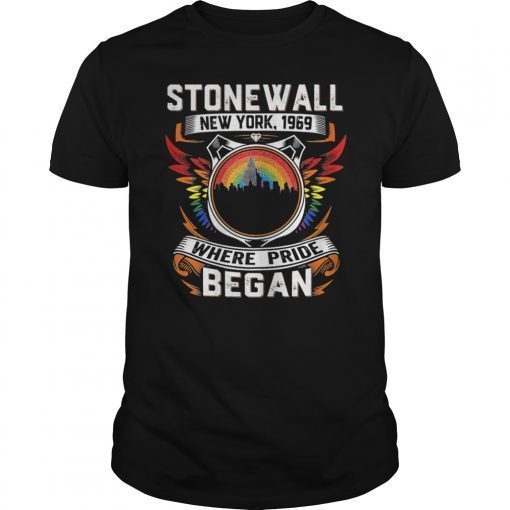 Stonewall New York 1969 Where Pride Began Tshirt