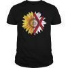 Sunflower Alabama State Flag America 4th of July Shirt