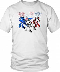 TURTLES BEAUTY AMERICA FLAG T-SHIRT INDEPENDENCE DAY 4TH OF JULY