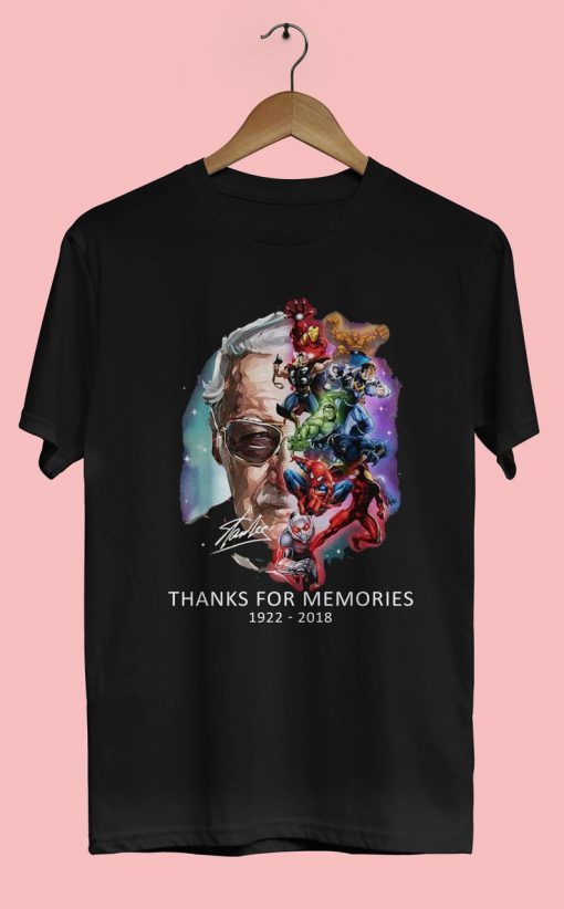 Thank For Memories 1922 2018 Shirt - RIP Stan Lee Tee