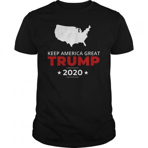 Trump 2020 Keep America Great USA Vintage Men Women T-Shirt