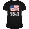 USA Flag T-Shirt US United States of America Tee