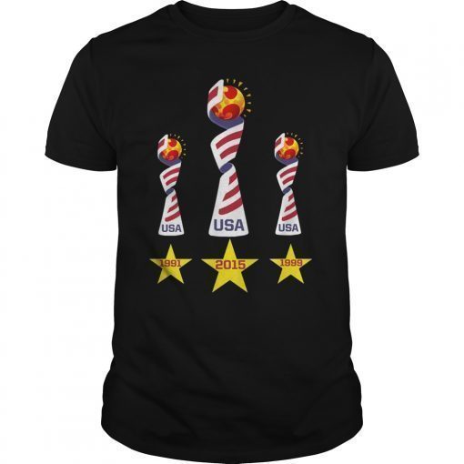 USA Soccer Jersey Womens Team T Shirt 2019 Cup T-Shirt