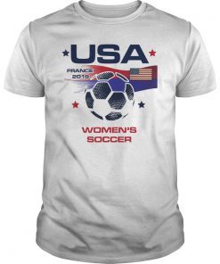 USA Women Team Soccer shirt-France 2019 Championship