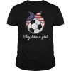 USA Womens Soccer Kit France 2019 Girls Football Fans Jersey T-Shirt