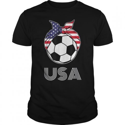 USA Womens Soccer Kit France 2019 Girls Football Fans Jersey T-Shirt