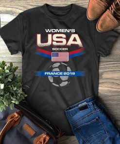 USA Women's Soccer TEE Shirt France 2019 World Championship
