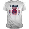 USA women Soccer Team 2019 ,France World Championship Cup Raglan Baseball Tee