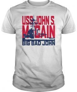 USS John S McCain Support our Vets! T-Shirt