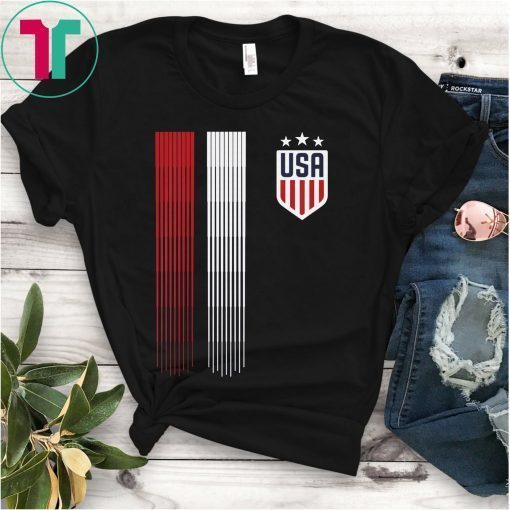 USA T-shirt Cool USA Soccer T-shirt Womens Mens Kids