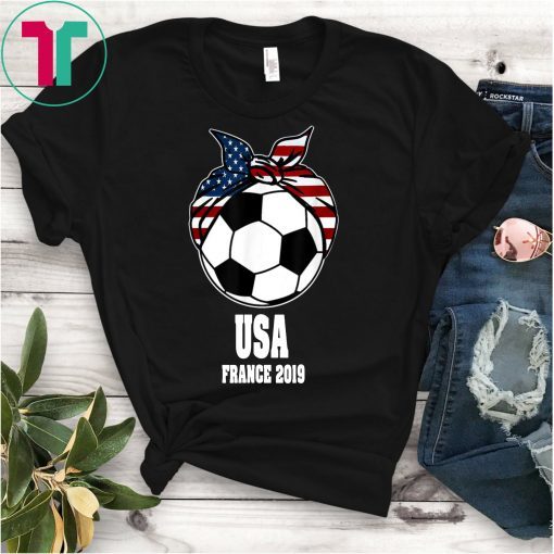 USA Womens Soccer Kit T-Shirt France 2019 American Fans Jersey Tee