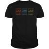 Vintage Guitar Chord Mean Dad Funny Music Father Day Gift T-shirt