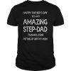 Vintage Happy Father's Day To My Amazing Step-Dad Shirt T-Shirt