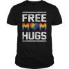 Vintage free mom hugs tshirt rainbow heart LGBT pride month Shirt