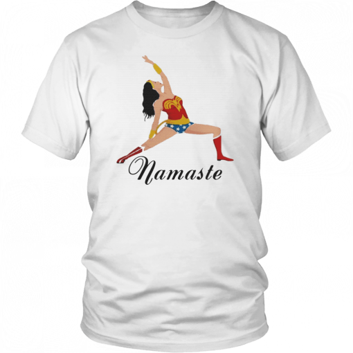 WONDER WOMAN - NAMASTE SHIRT FUNNY YOGA