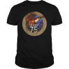 WWII D-Day 75th Anniversary T Shirt Bald Eagle US Flag Tee