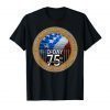 WWII D-Day 75th Anniversary T Shirt Patriotic Flag Tee