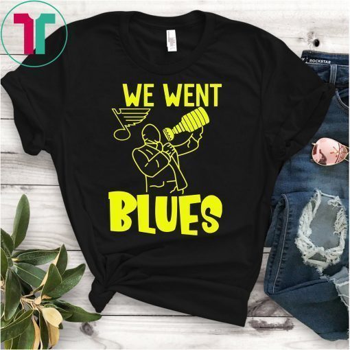 We Went Blues T-Shirt St Louis Gloria Blues Tee