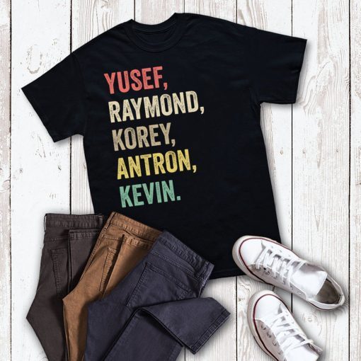 When They See Us Yusef Raymond Korey Antron & Kevin Tshirt - Netflix T-Shirt korey wise Shirt - Central Park 5 Shirt Movie T-Shirt